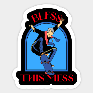 Bless This Mess Sticker